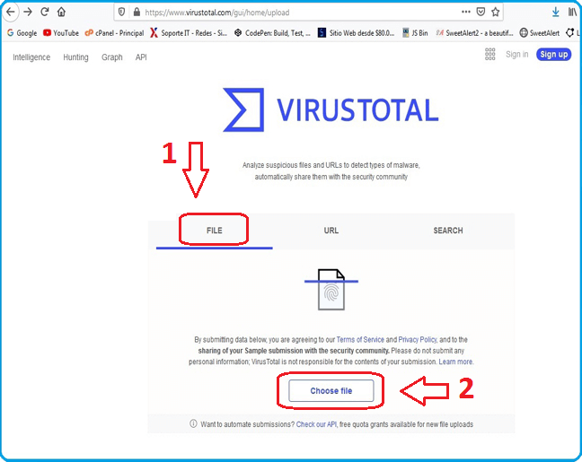Escaneo de malware