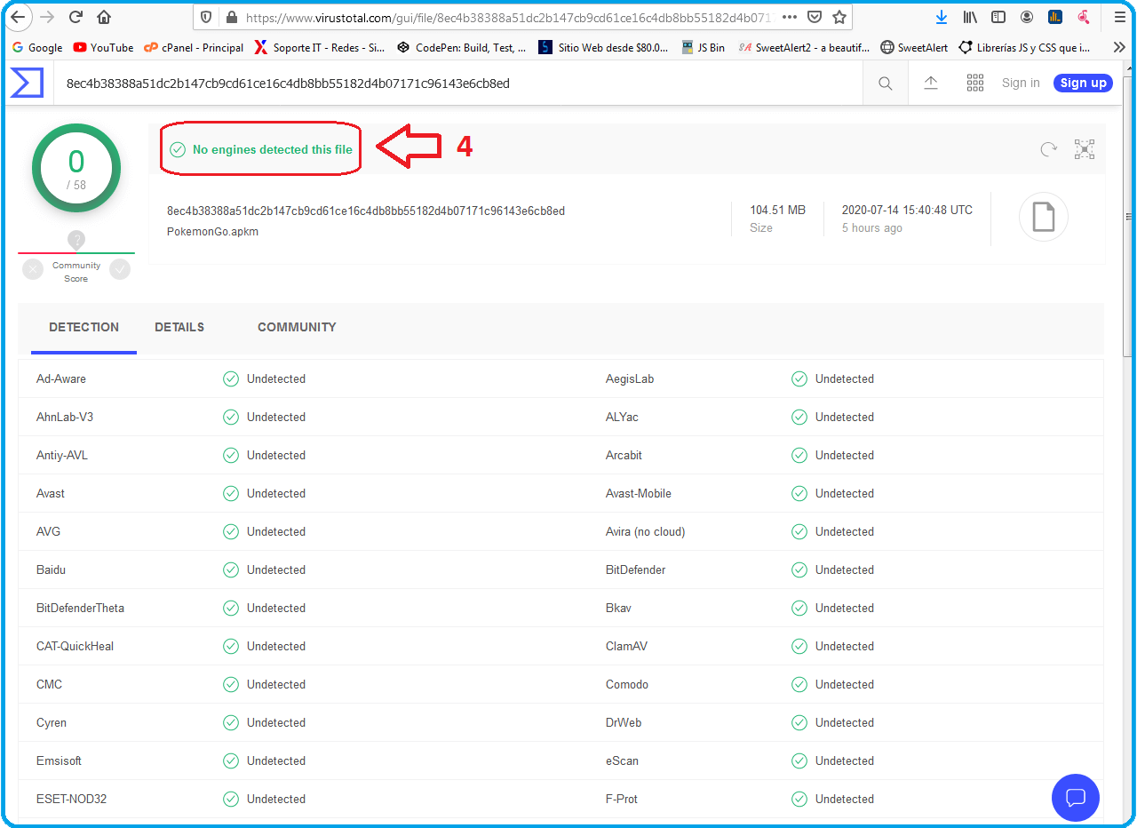 Escaneo de malware