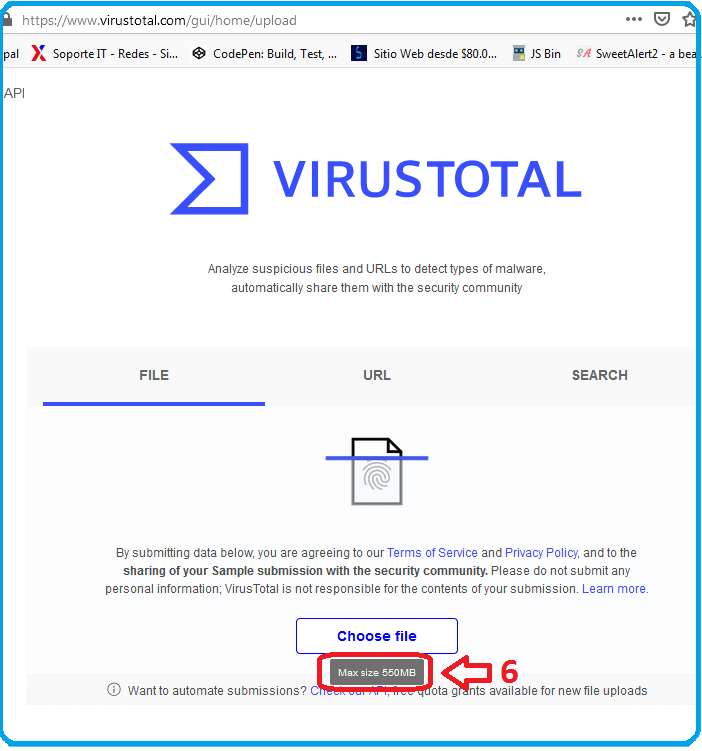 Escaneo de malware