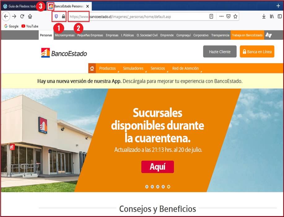 sitio web fraudulento